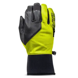 509  Factor Pro Snowmobile Gloves Leather Windproof Neoprene Cuff Racing Hi-Vis