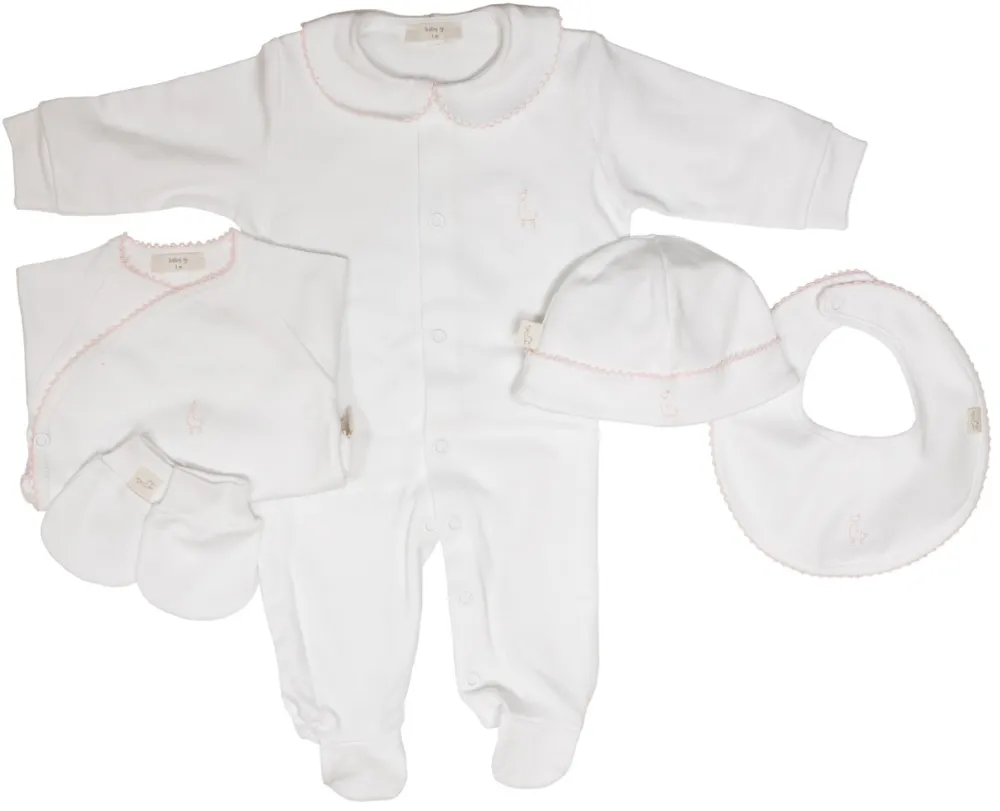 Baby Gi Girls 5 Piece Baby Set