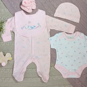 Baby Girl Clothing Set 'Ducks'