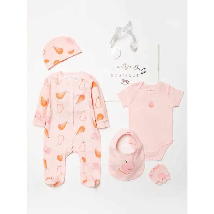 Baby Girl Clothing Set 'Fruit and Smiles'