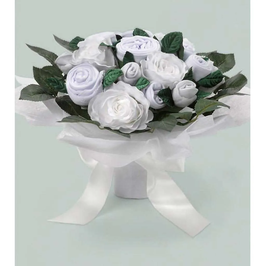 Babyblooms Luxury Rose Baby Clothes Bouquet