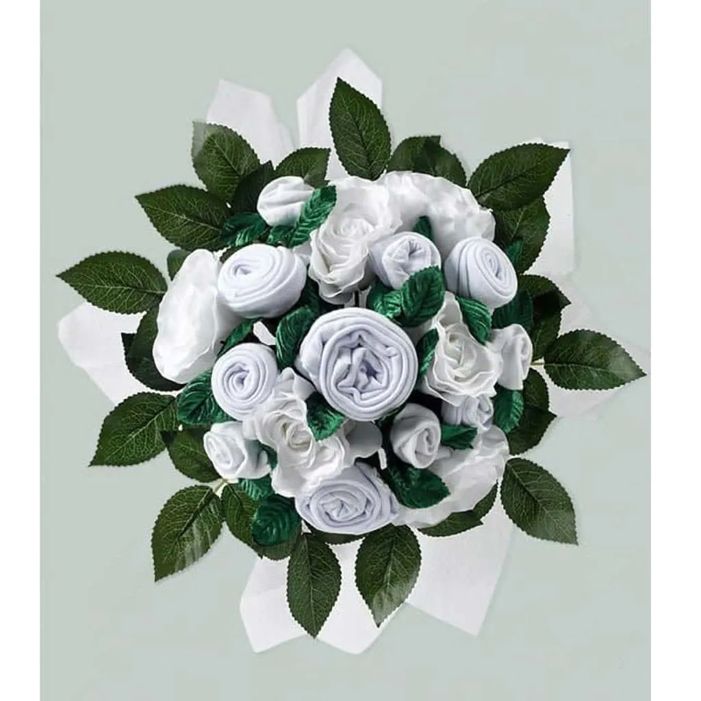 Babyblooms Luxury Rose Baby Clothes Bouquet