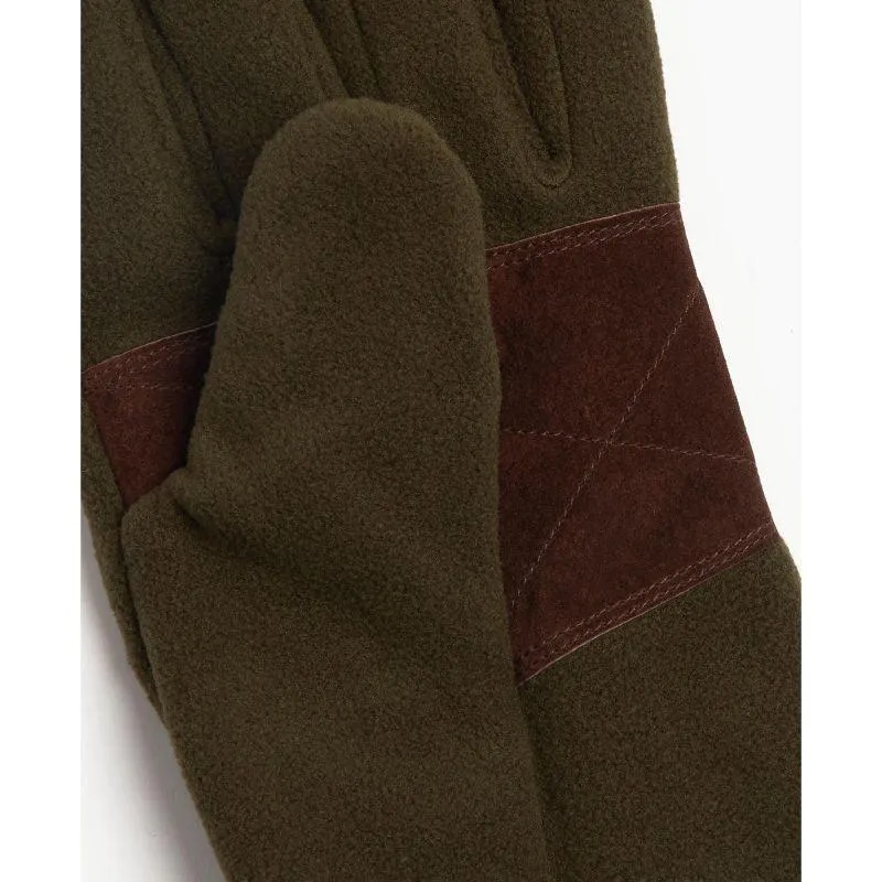 Barbour Coalford Mens Fleece Gloves - Olive