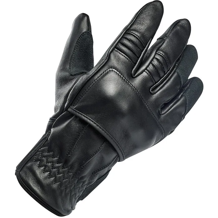 BILTWELL BELDEN LEATHER GLOVE [BLACK] 12/2XL