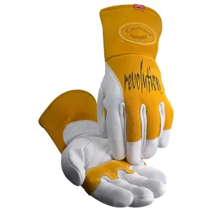 Caiman 1810-5 Premium Cow Grain MIG/Stick Welder's Glove with Two-Layer Insulated Back