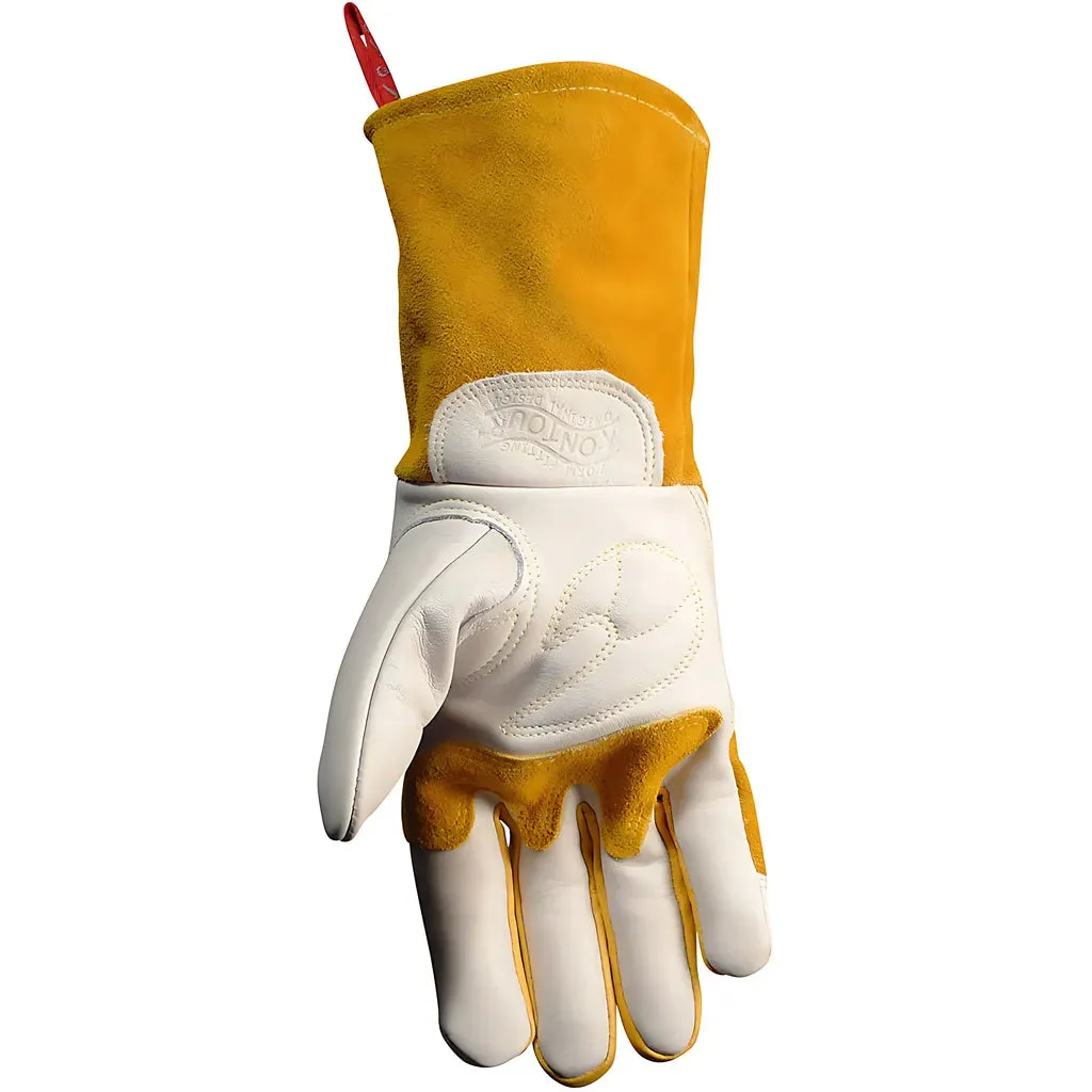 Caiman 1810-5 Premium Cow Grain MIG/Stick Welder's Glove with Two-Layer Insulated Back