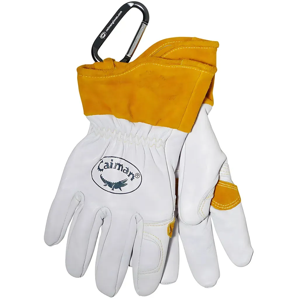 Caiman 1871-3 Premium Goat Grain TIG/MIG Welder's Glove with Wool Insulated Back - Scalloped Cuff