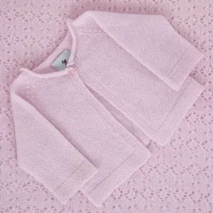 Cashmere Baby Cardigan - Pink