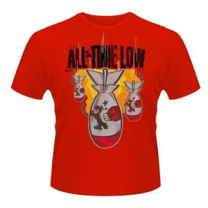 CLEARANCE - T-Shirt - All Time Low - Da Bomb - Red