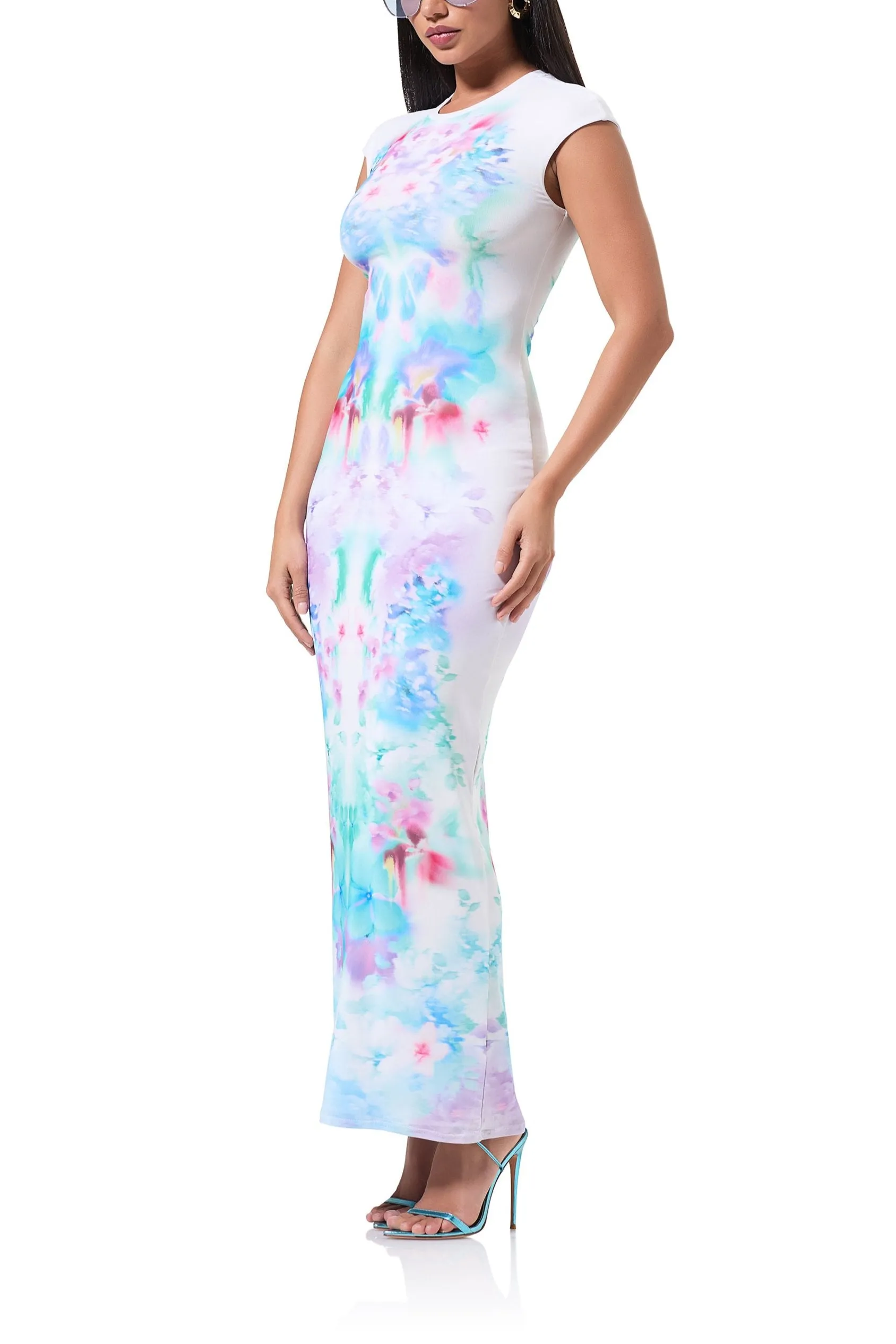 Cody Maxi Dresss - Blur Blossom