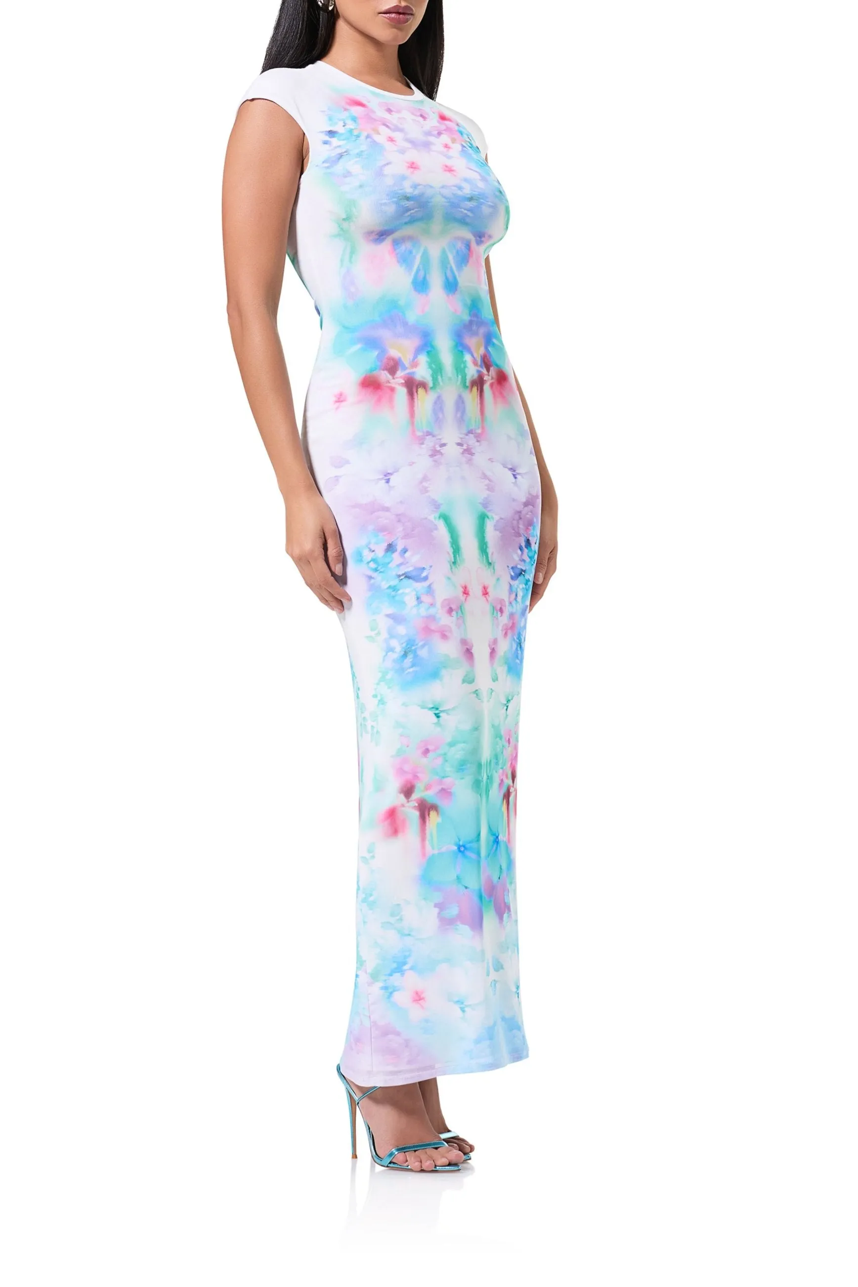 Cody Maxi Dresss - Blur Blossom