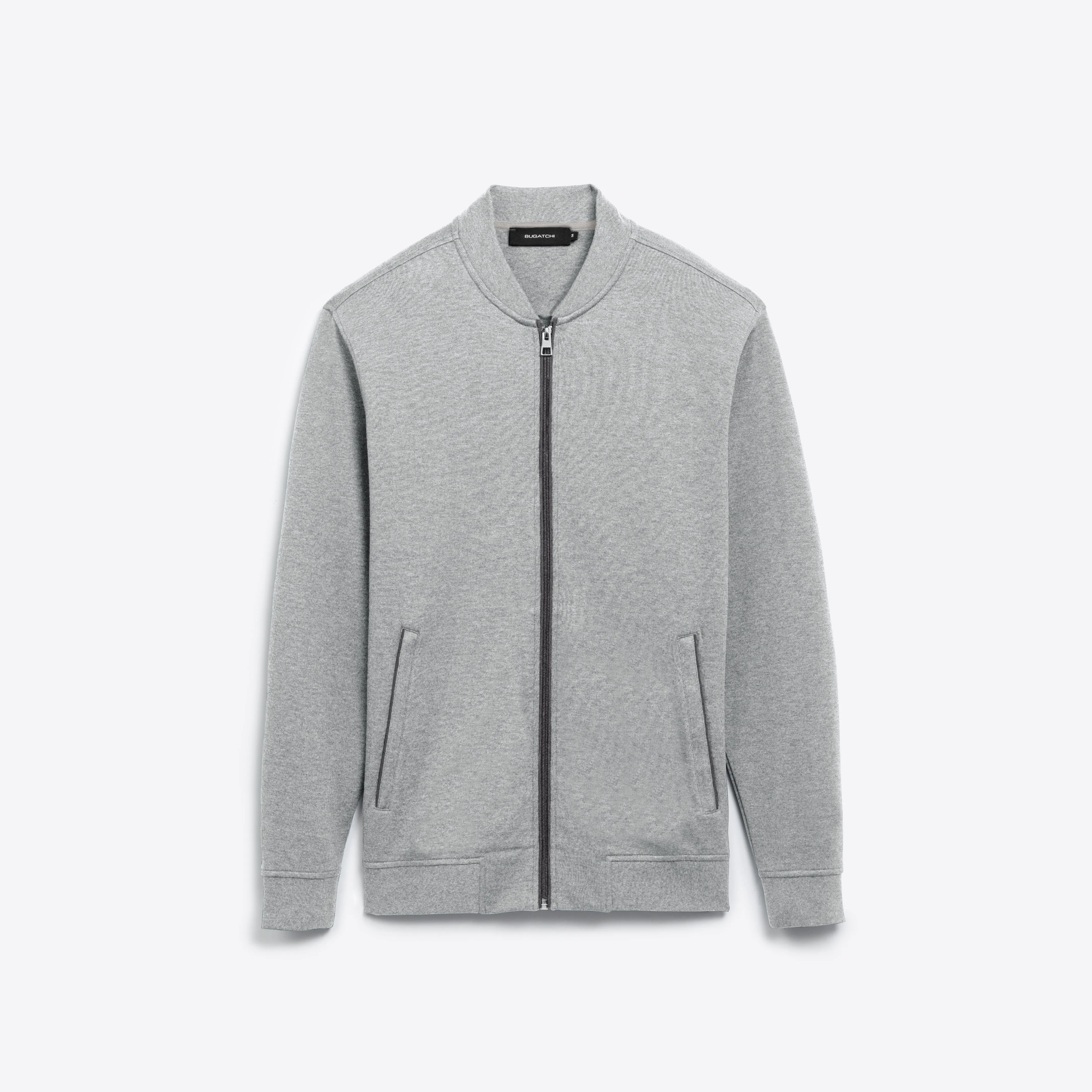 COMFORT Solid Heather Full Zip Sweatshirt