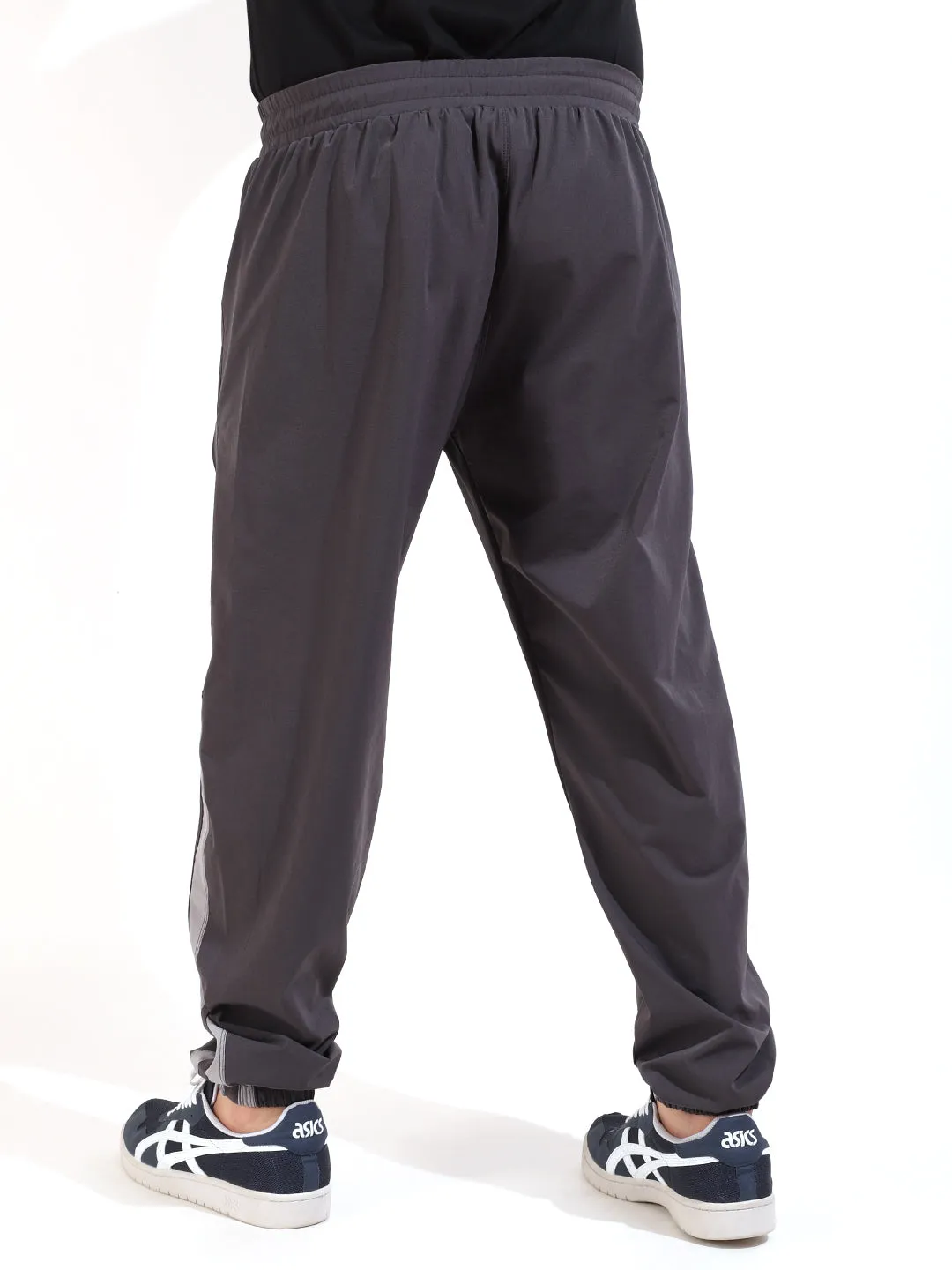 Dark Grey Terry Lycra Trackpant