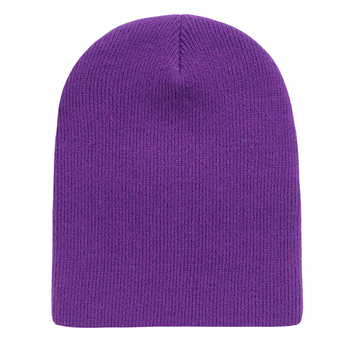 Decky 614 - Acrylic Short Beanie, Knit Cap - CASE Pricing