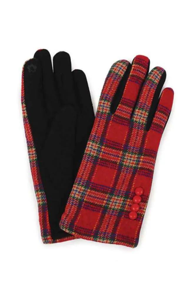 EAGL9763 Plaid Pattern Gloves (12prs Pack)