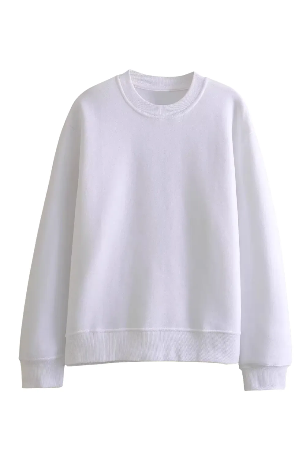 'Elise' Round-Neck Minimalist Sweatshirt (4 Colors)