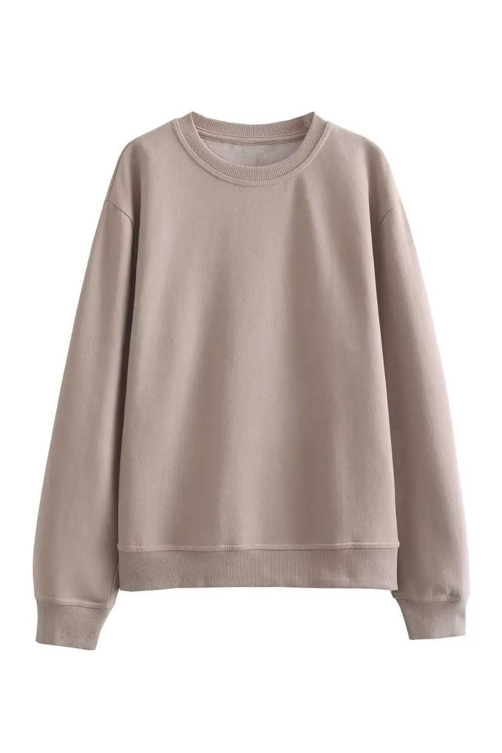 'Elise' Round-Neck Minimalist Sweatshirt (4 Colors)