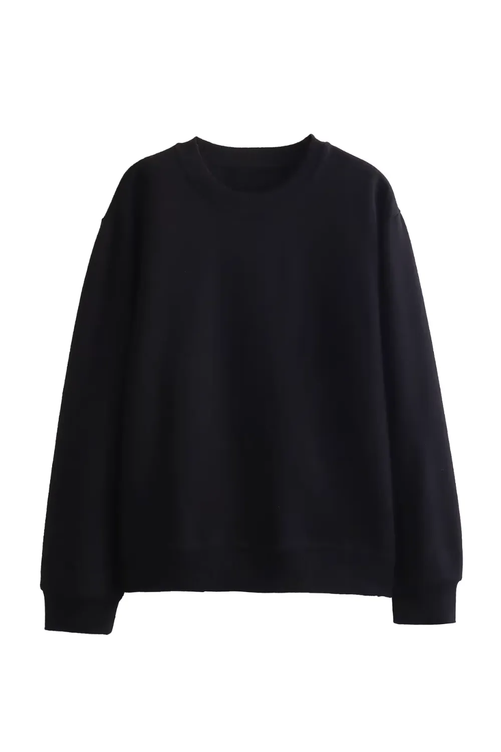 'Elise' Round-Neck Minimalist Sweatshirt (4 Colors)