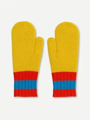 FELTED MITTENS TURMERIC