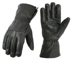 Guantlet Leather Riding Gloves