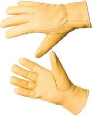 Luxurious Deerskin Leather Gloves with Cozy Sherpa Lining