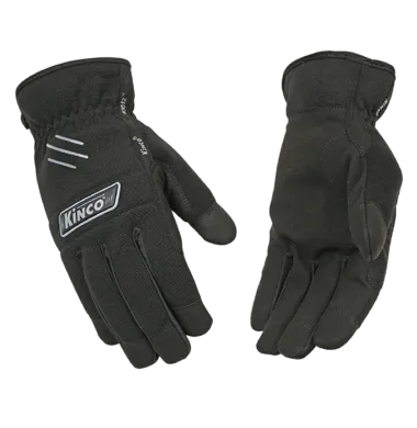 KincoPro 2012 Vented Polyester Fabric Back MiraX2 Suede Synthetic Leather Reinforced Palm Mechanics Gloves (One Dozen)