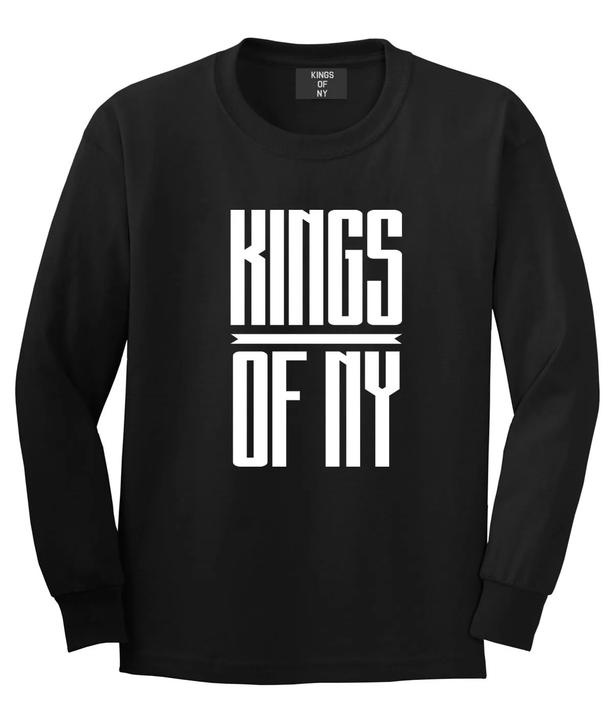 Kings Of NY Long Stretched Logo Long Sleeve T-Shirt