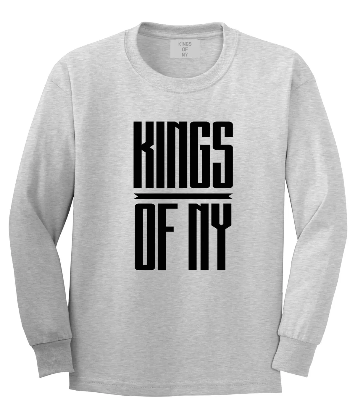 Kings Of NY Long Stretched Logo Long Sleeve T-Shirt