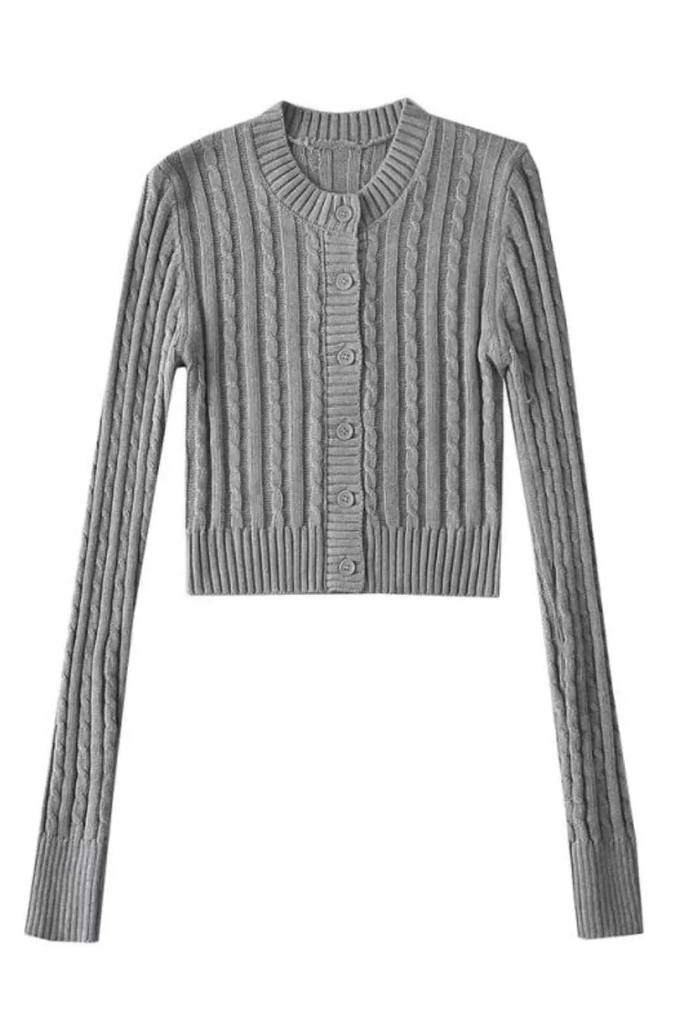 'Leyla' Cable-Knit Cardigan (5 Colors)