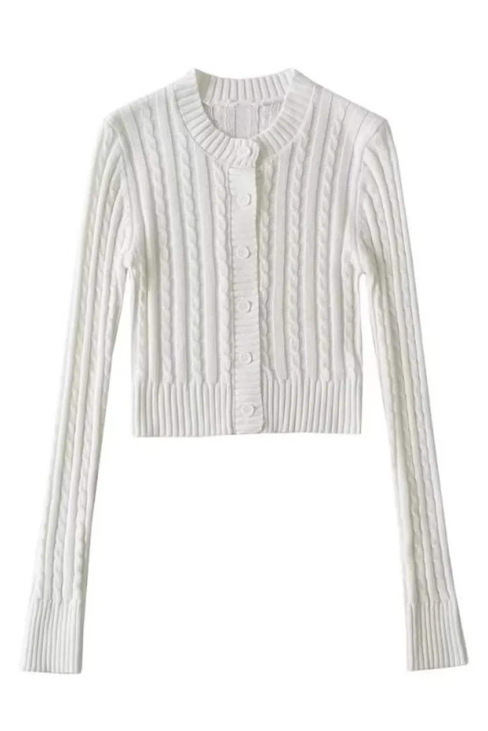 'Leyla' Cable-Knit Cardigan (5 Colors)