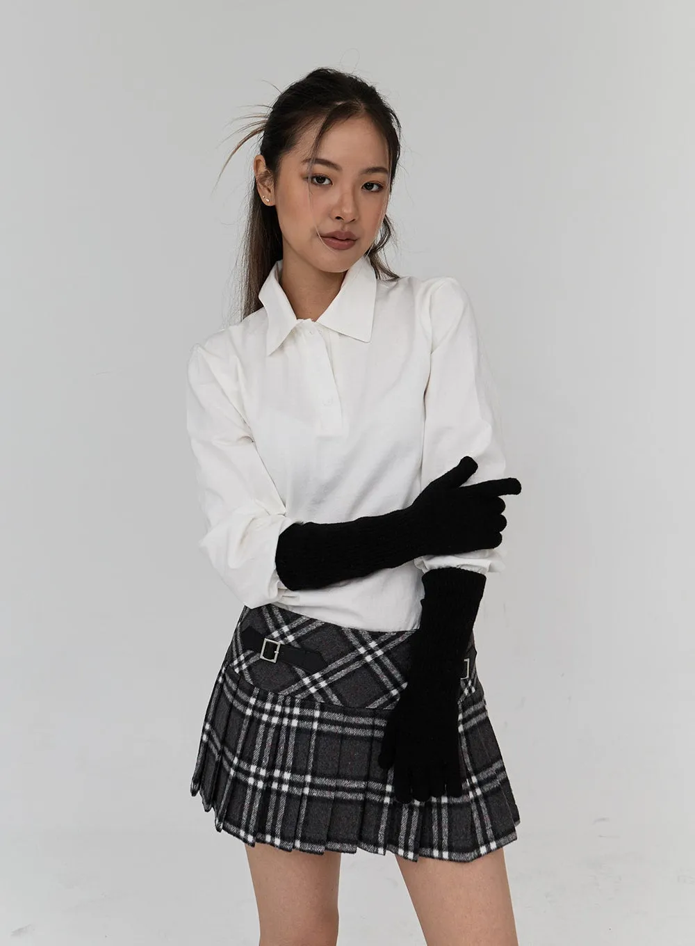 Long Knit Gloves CN18