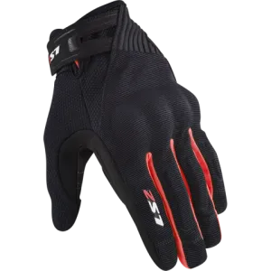 Ls2 Dart 2 Man Gloves Black Red