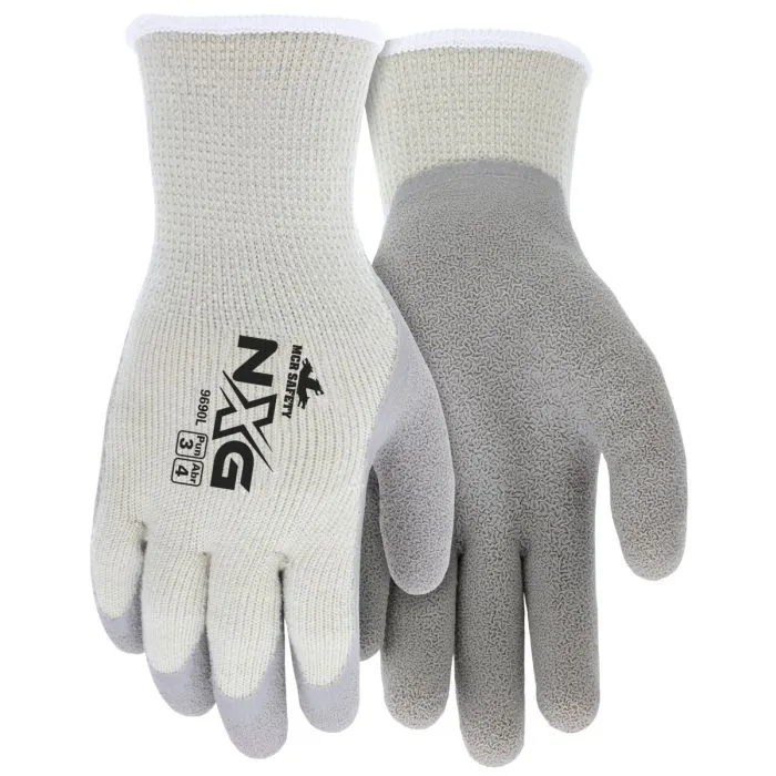 MCR NXG 9690S Flex-Thermal Heavy Weight Glove, 10 Gauge, White, Small, 1 Dozen