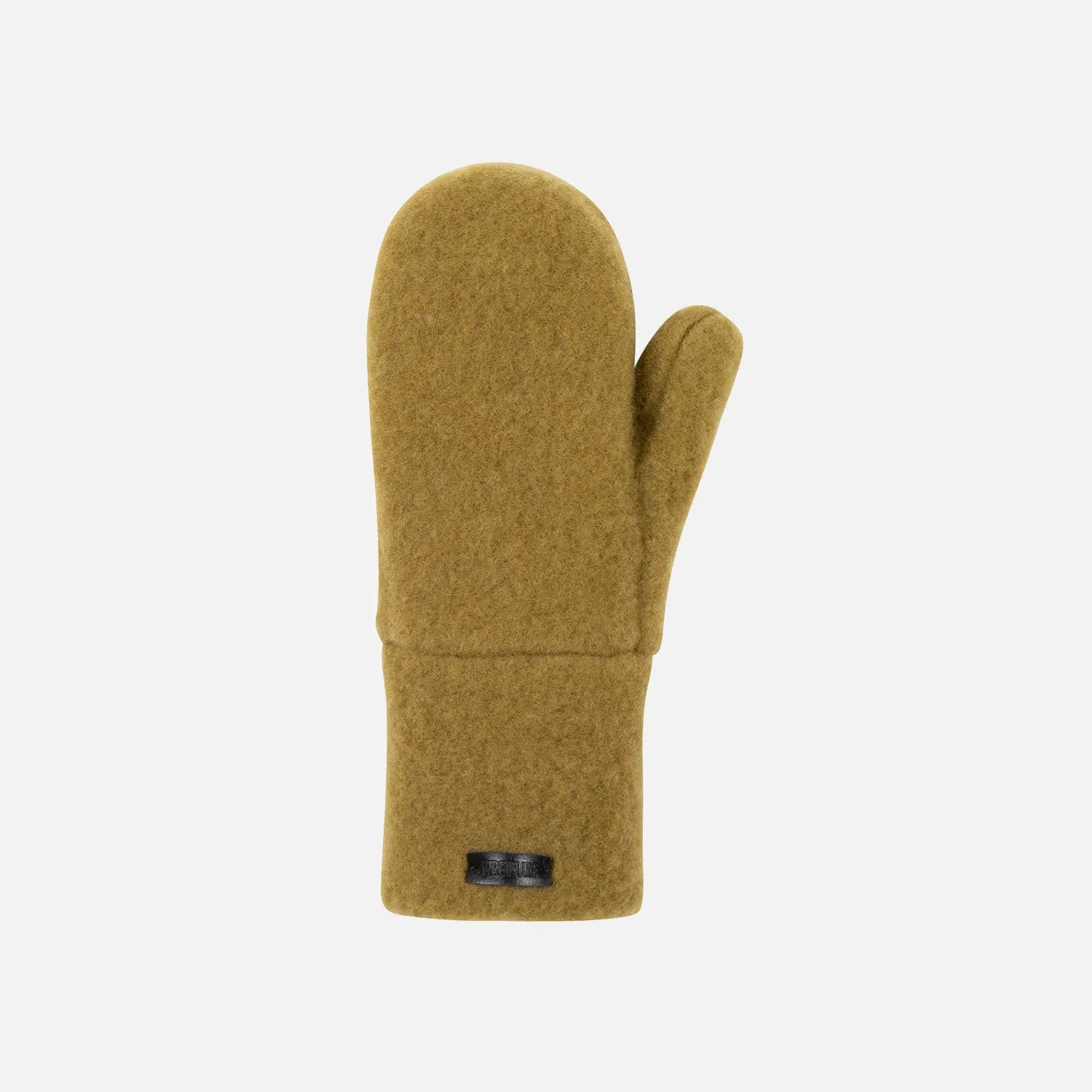 Merino Wool Fleece Mittens - Golden Reed