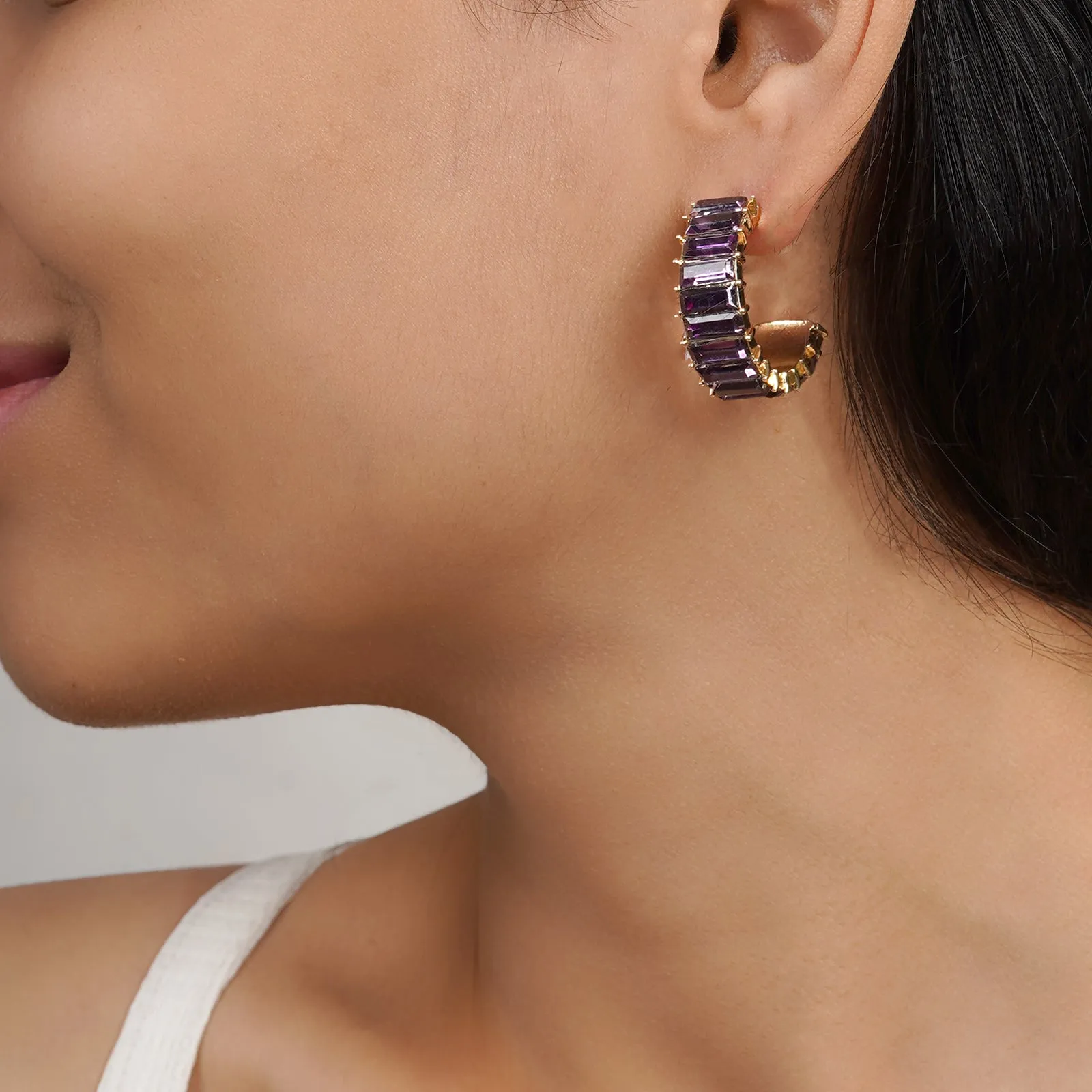 Merlot Stone Earrings