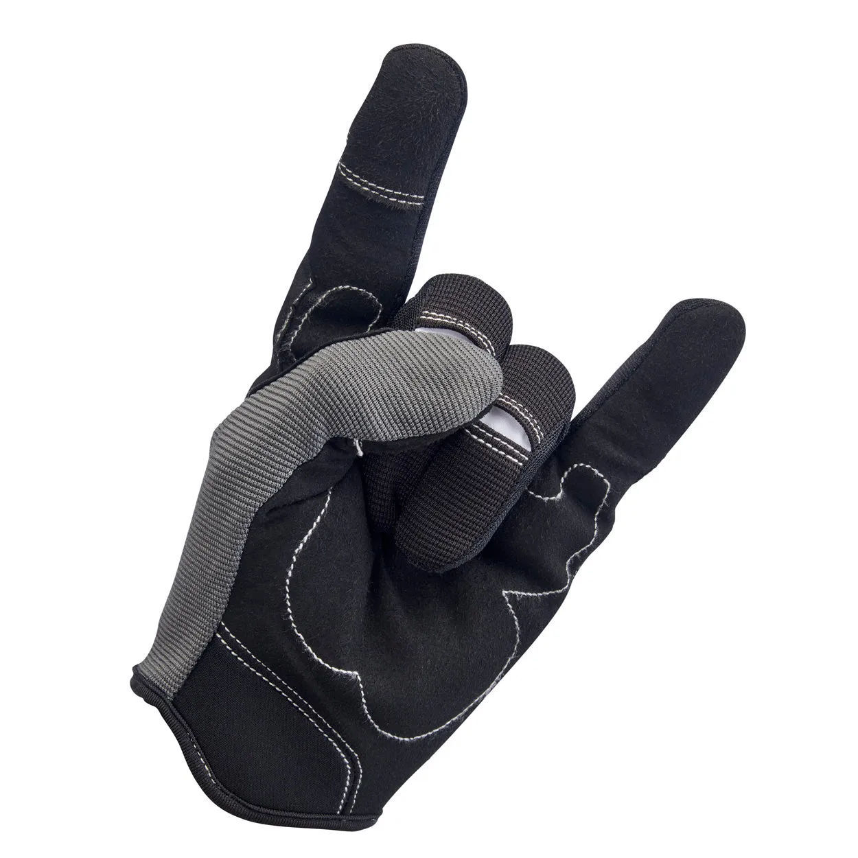 Moto Gloves - Grey/Black