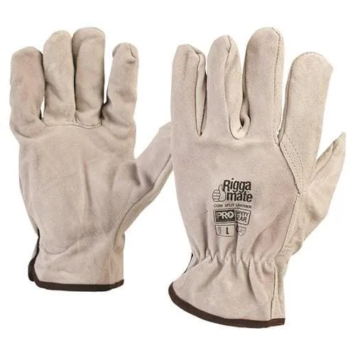 Pro Choice Riggamate Cowsplit Rigger Gloves X12 - 803C (SIZE)