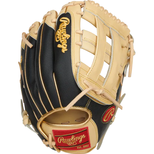 Rawlings Pro H Web with Adjustable Wrist 12 1/2" Heart of the Hide Contour Series Outfield Glove