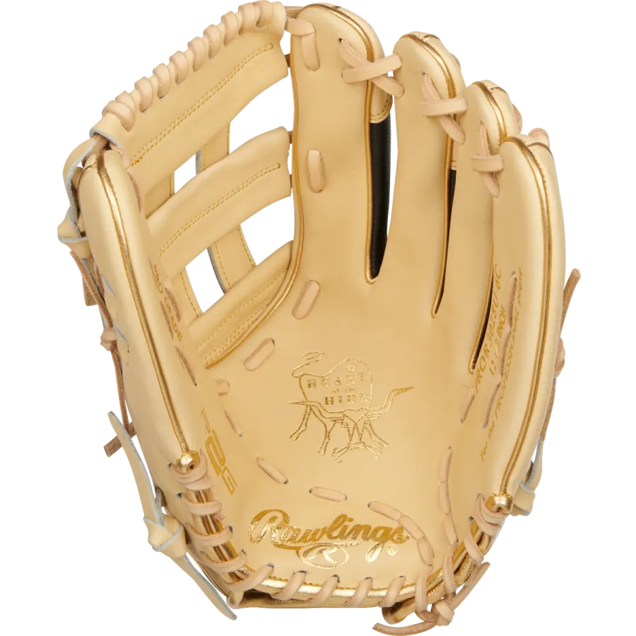 Rawlings Pro H Web with Adjustable Wrist 12 1/2" Heart of the Hide Contour Series Outfield Glove