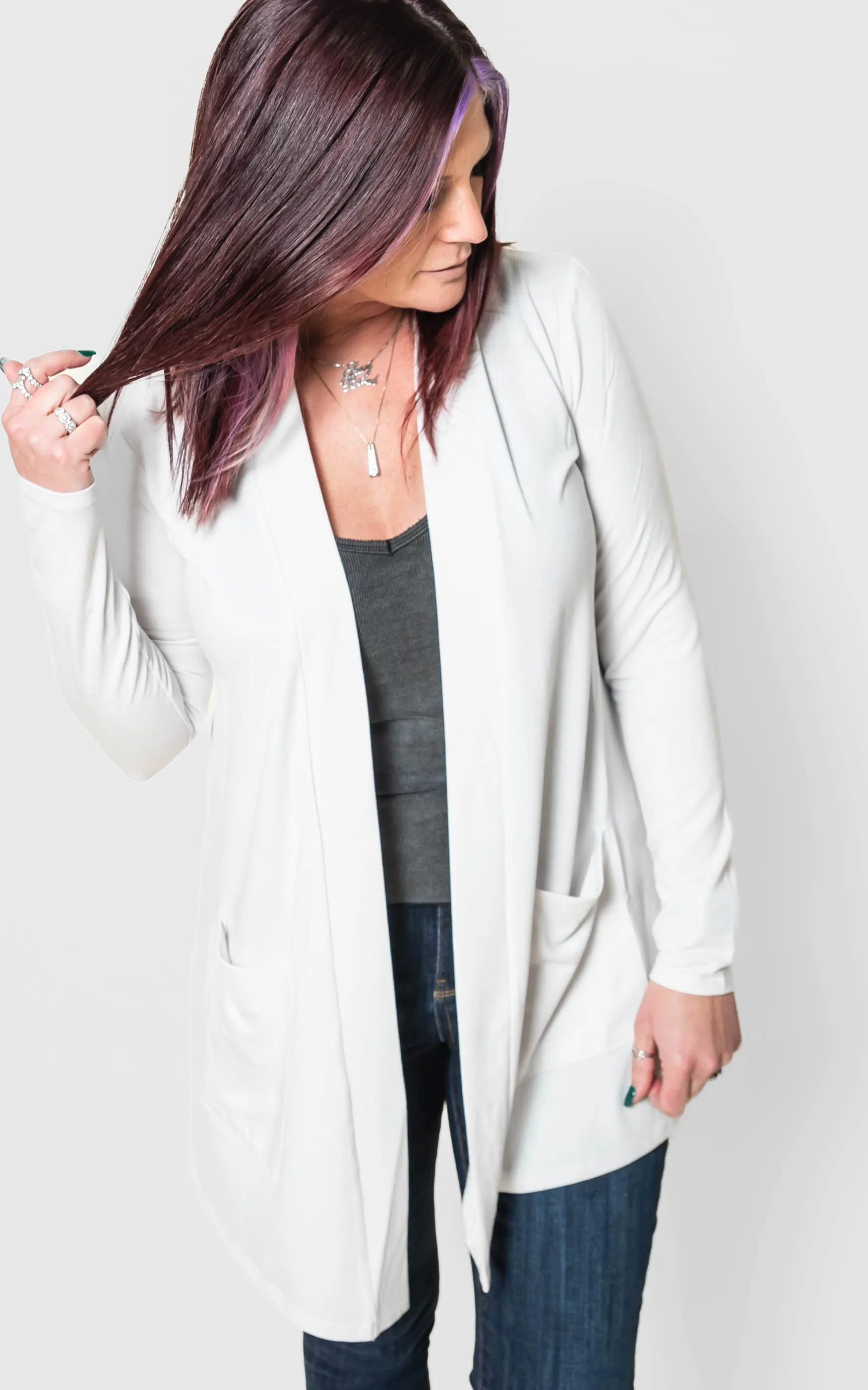 Slouchy Flyaway Cardigan - Final Sale