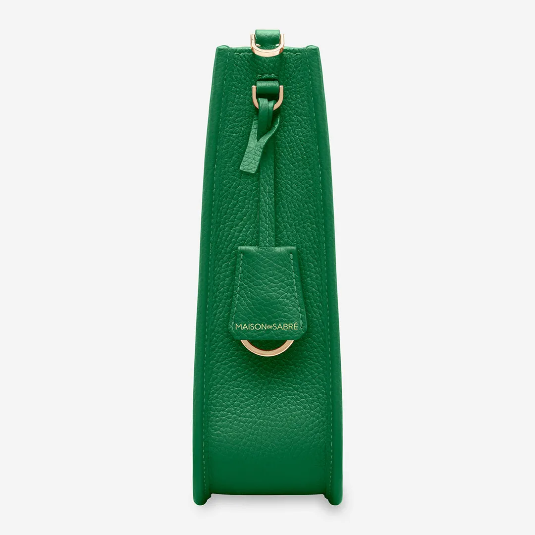 The Saddle Bag - Emerald Green