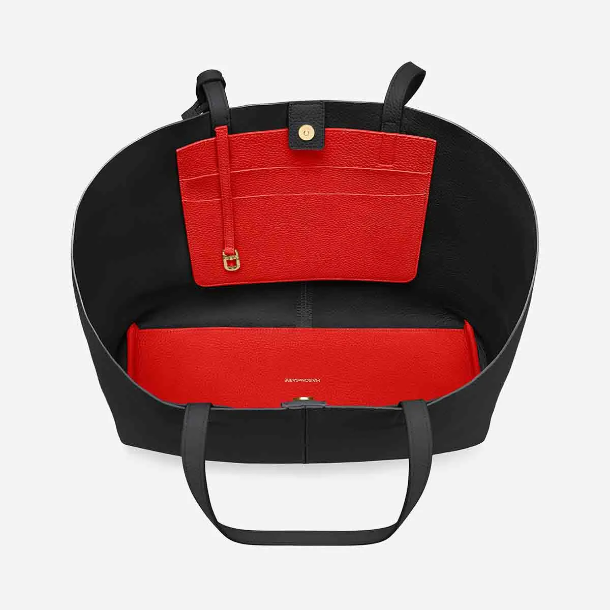 The Snap Soft Tote - Rouge Noir