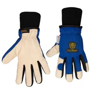 Tillman 1590 Insulated Top Grain Leather Work Gloves, Pigskin