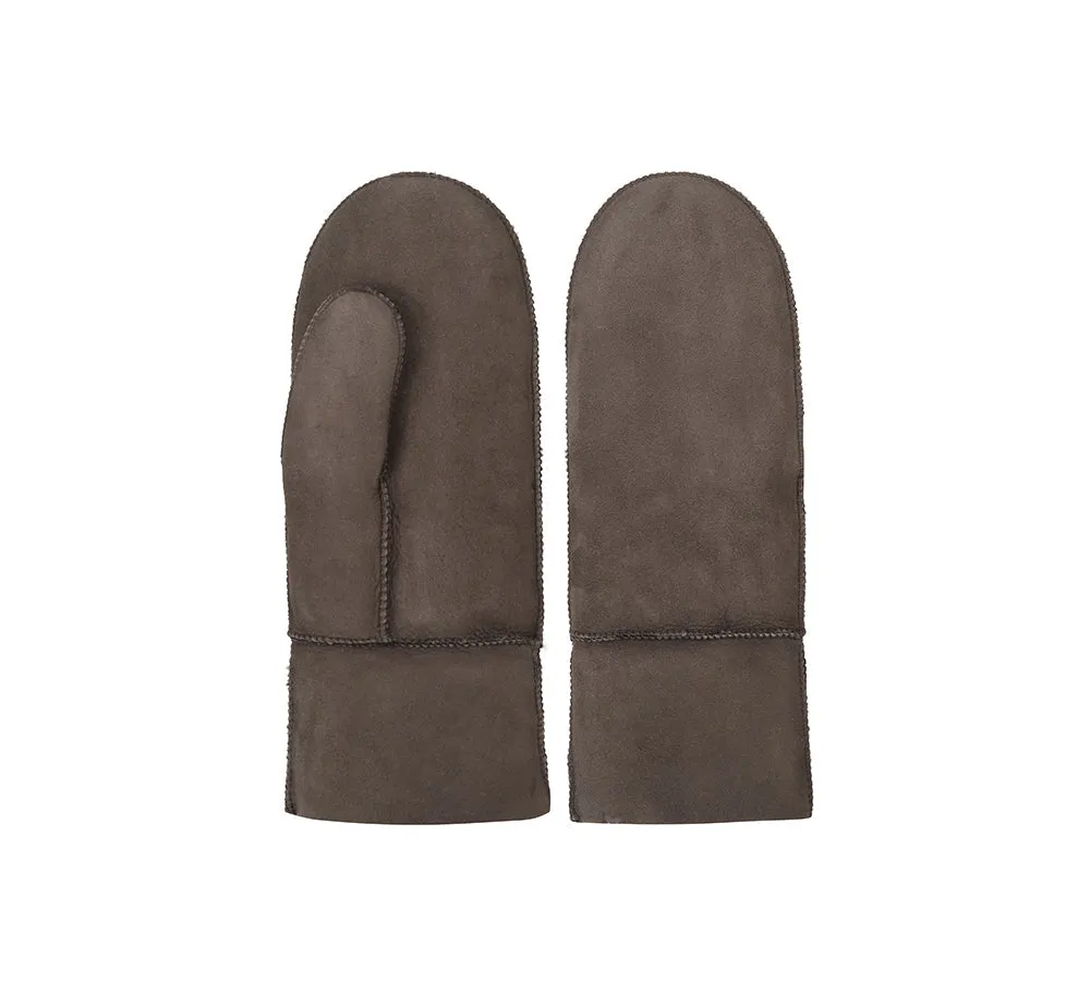 UGG Gloves Fluffy Sheepskin Wool Mittens