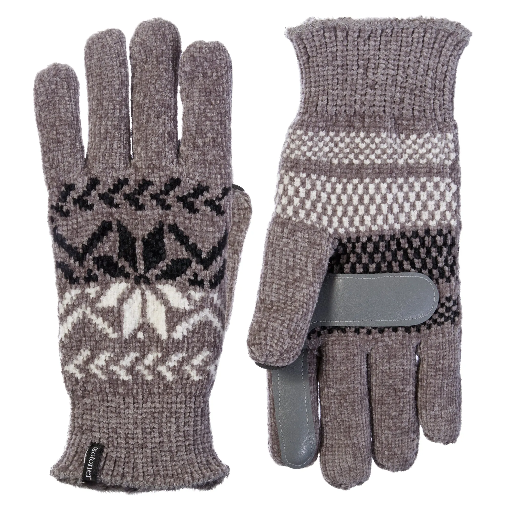 Women’s Chenille Snowflake Gloves