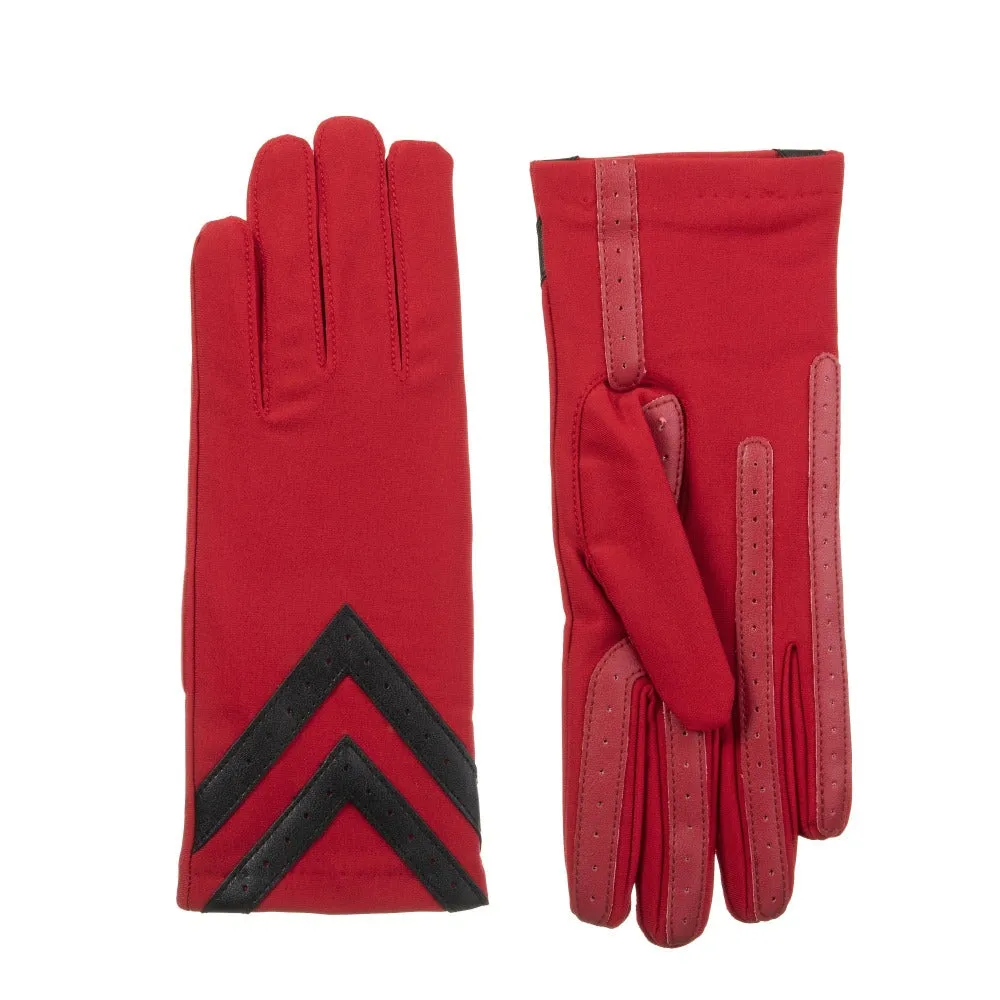 Women's Chevron Spandex Gloves with smartDri® and smarTouch®