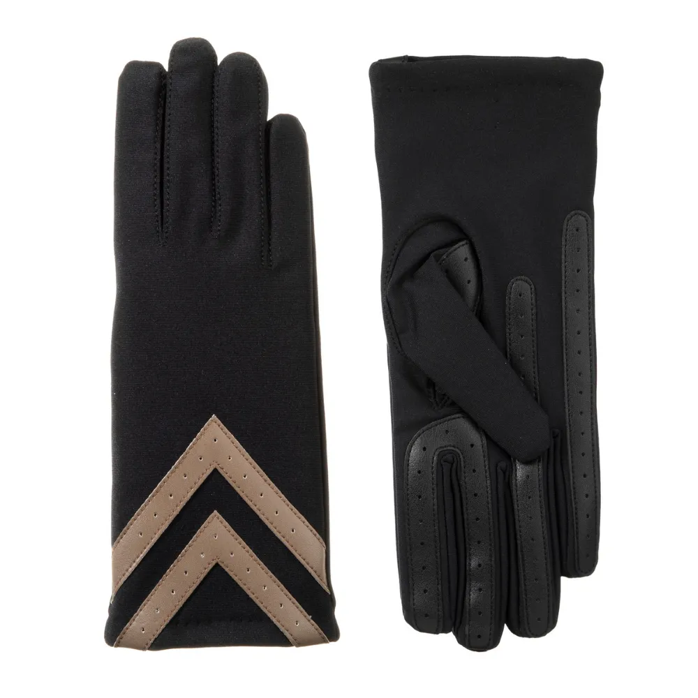 Women's Chevron Spandex Gloves with smartDri® and smarTouch®