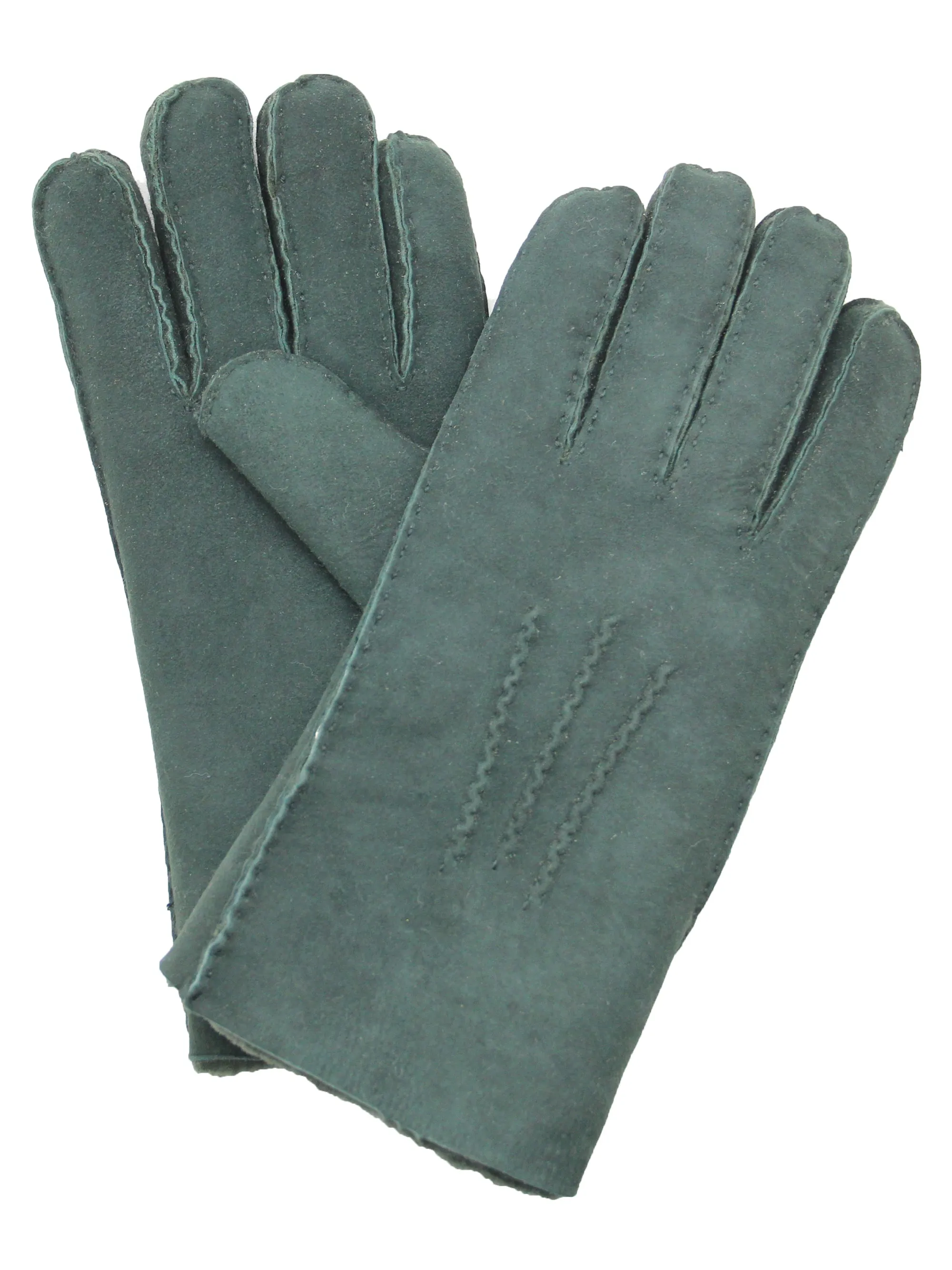 YISEVEN Men's Lambskin Shearling Leather Gloves