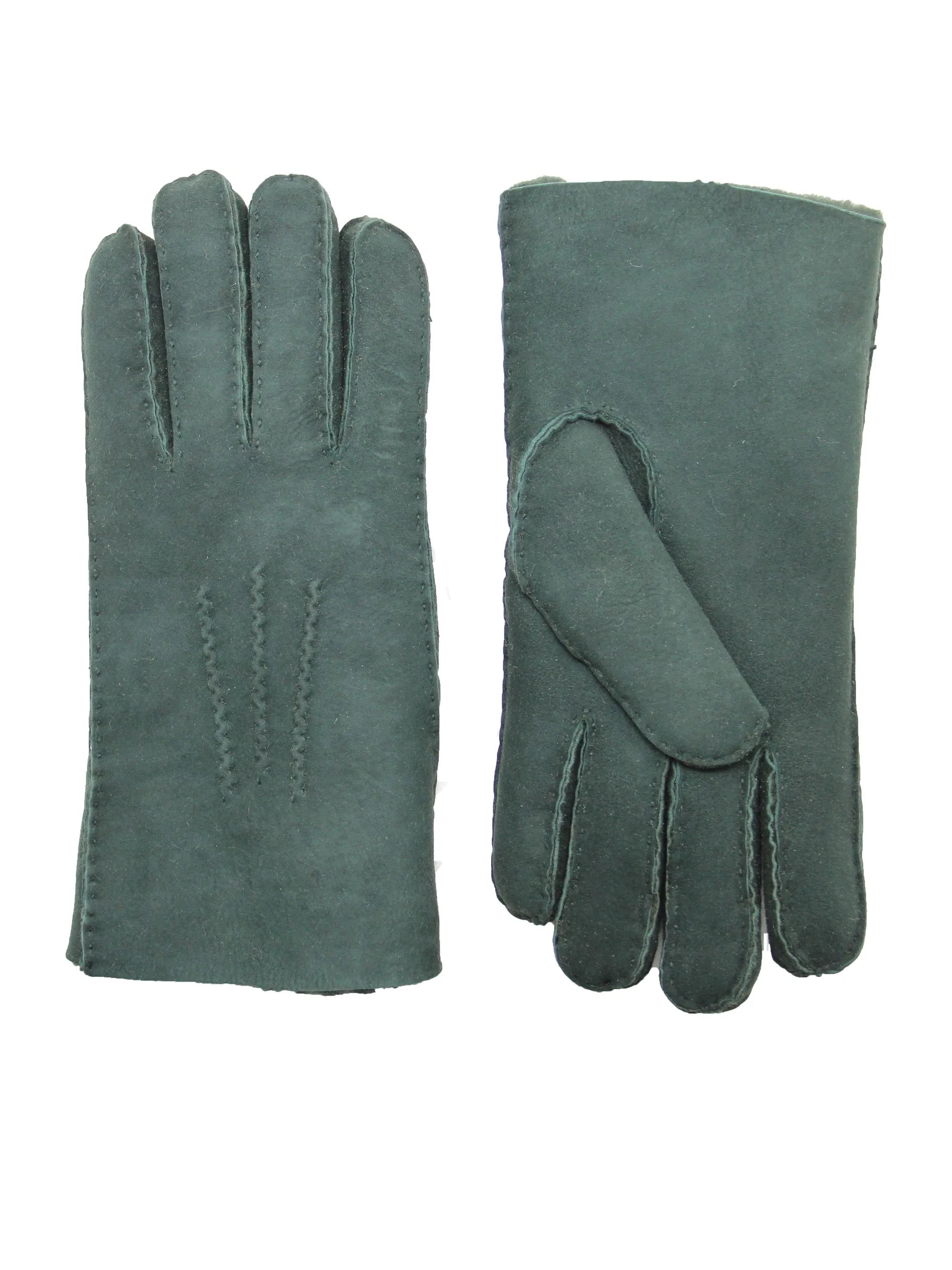 YISEVEN Men's Lambskin Shearling Leather Gloves