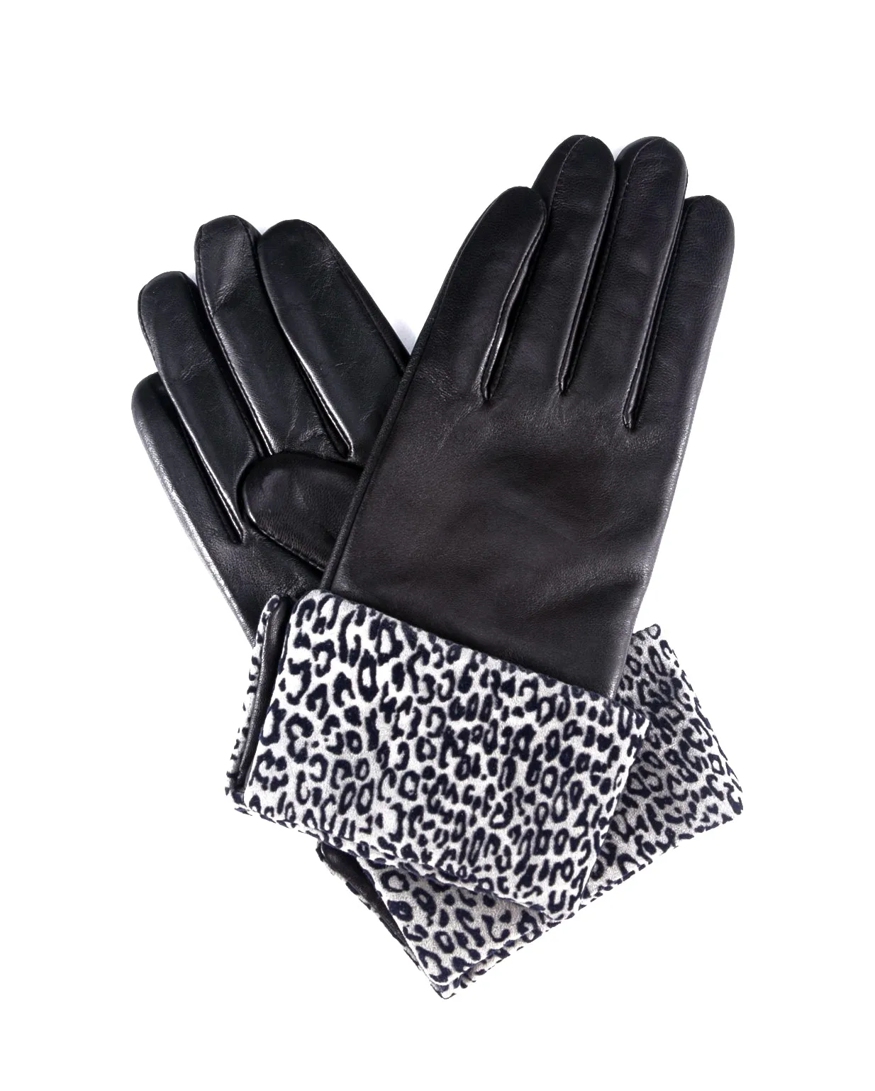 YISEVEN Women's  Sheepskin Cuffed Leather Gloves